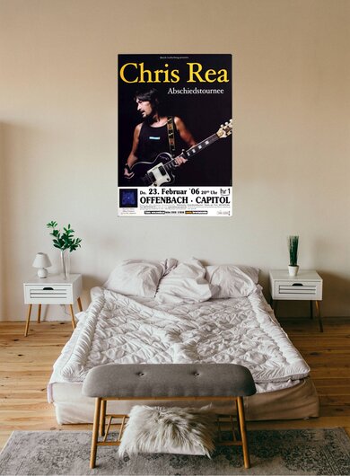 Chris Rea - Blue Guitar, Offenbach 2006 - Konzertplakat