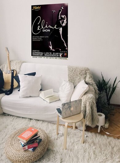 Celine Dion - All The Way, Frankfurt 1999 - Konzertplakat