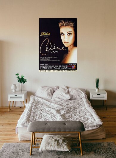 Celine Dion - Lets Talk Love, Frankfurt 1999 - Konzertplakat