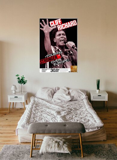 Cliff Richard - Stronger, Frankfurt 1990 - Konzertplakat