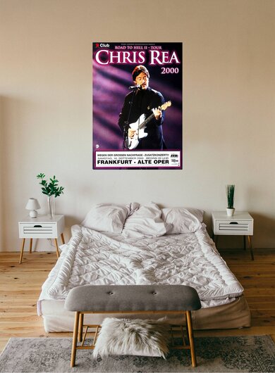 Chris Rea - Road To Hell II, Frankfurt 2000 - Konzertplakat