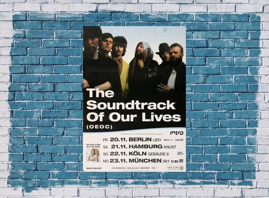 The Soundtrack Of Our Lives - Golden Greats, Tour 2009 - Konzertplakat