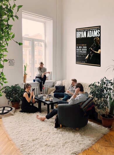 Bryan Adams - One World BAD, Baden Baden 2009 - Konzertplakat