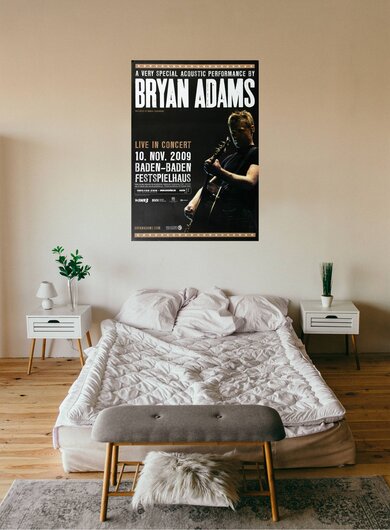 Bryan Adams - One World BAD, Baden Baden 2009 - Konzertplakat