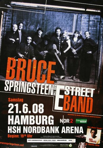 Bruce Springsteen - Magic , Hamburg 2008 - Konzertplakat