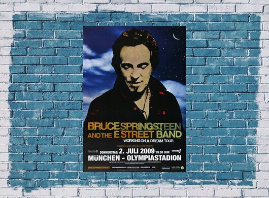 Bruce Springsteen - Working Dream , München 2009 - Konzertplakat