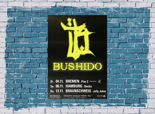Bushido - Heavy Metal Payback, Tour 2008 - Konzertplakat