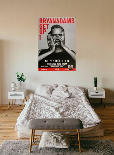Bryan Adams - Get Up , Berlin 2016 - Konzertplakat