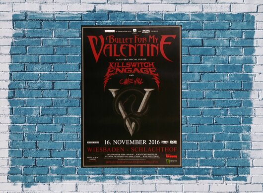Bullet for My Valentine - Venom , Wiesbaden 2016 - Konzertplakat