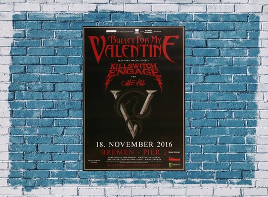 Bullet for My Valentine - Venom , Bremen 2016 - Konzertplakat