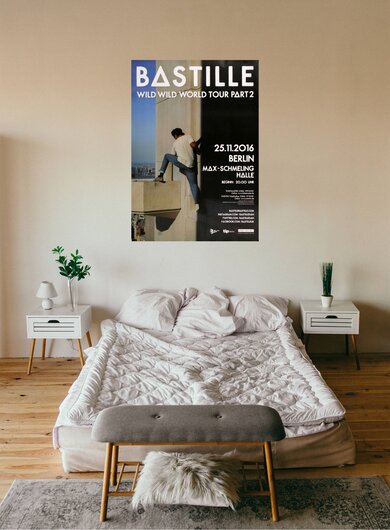 Bastille - Wild World , Berlin 2016 - Konzertplakat