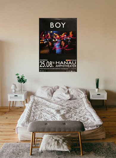 BOY - We Are Here, Hanau 2016 - Konzertplakat