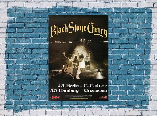 Black Stone Cherry - Magic Mountain, Berlin & Hamburg 2014 - Konzertplakat