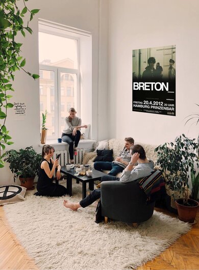 Breton - Envy, Hamburg 2012 - Konzertplakat