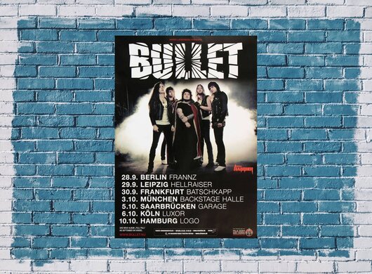 Bullet - Storm Of Blades, Tour 2012 - Konzertplakat