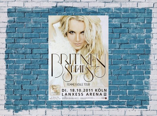 Britney Spears - Femme Fatale, Köln 2011 - Konzertplakat