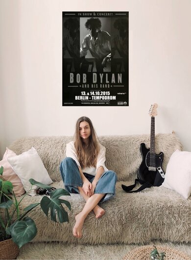 Bob Dylan and His Band - Shadows , Berlin 2015 - Konzertplakat