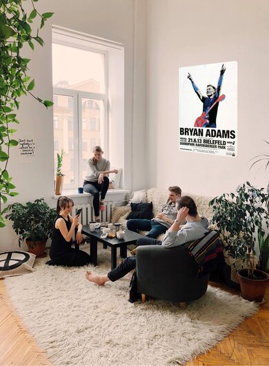 Bryan Adams - Live In , Bielefeld 2013 - Konzertplakat