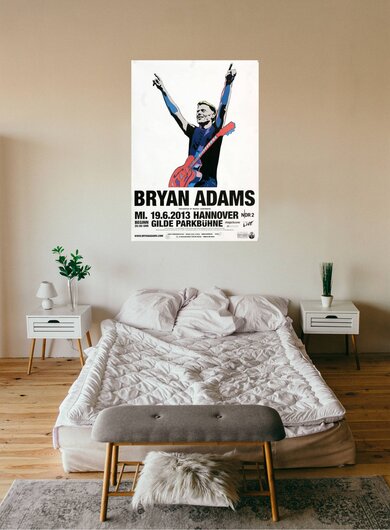 Bryan Adams - Live In , Hannover 2013 - Konzertplakat