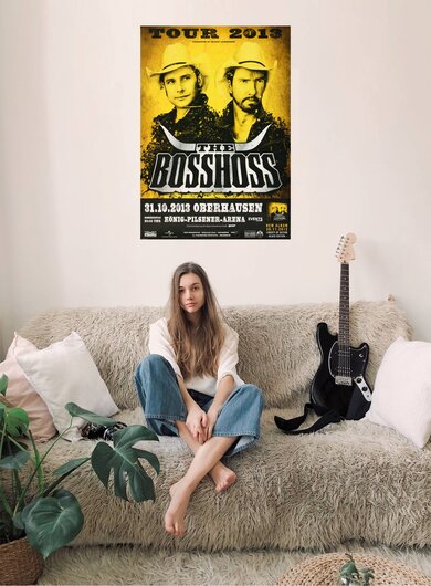 The BOSSHOSS - Concert , Oberhausen 2013 - Konzertplakat