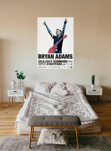 Bryan Adams - Live In , Hamburg 2013 - Konzertplakat