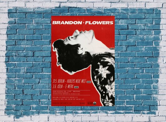 Brandon Flowers - Lonely Town, Berlin & Köln 2015 - Konzertplakat
