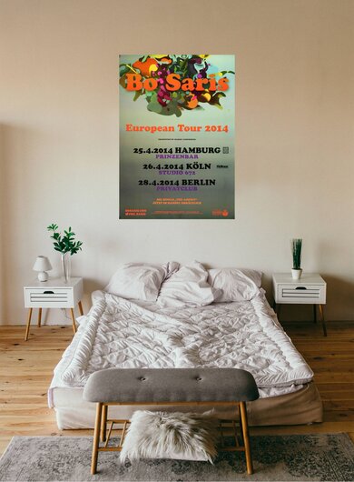 Bo Saris - European Tour, Tour 2014 - Konzertplakat