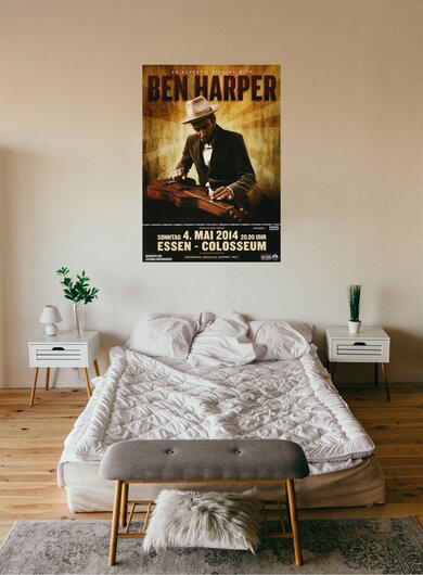 Ben Harper - Get Up, Essen 2014 - Konzertplakat