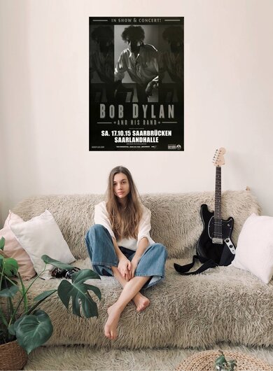 Bob Dylan and His Band - Shadows , Saarbrücken 2015 - Konzertplakat