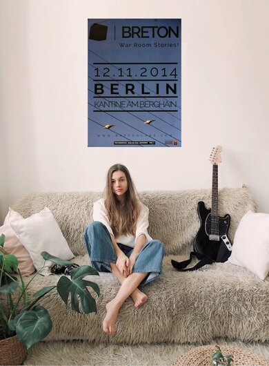 Breton - War Room Stories, Berlin 2014 - Konzertplakat