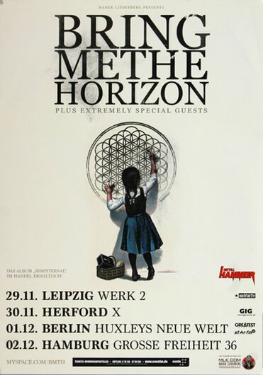 Bring Me The Horizon - Sleepwalking , Berlin 2013 - Konzertplakat