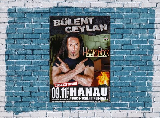 Bülent Ceylan - Haardrock, Hanau 2014 - Konzertplakat