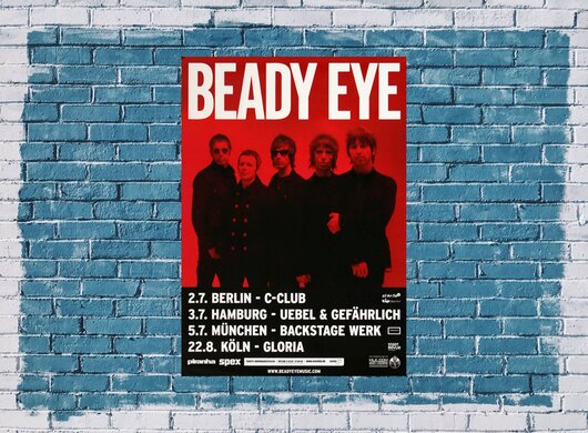 Beady Eye - Soul Love, Tour 2013 - Konzertplakat