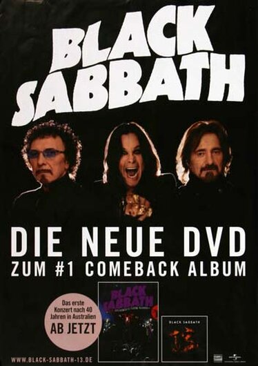 Black Sabbath - Gathered In Their Masses,  2014 - Konzertplakat