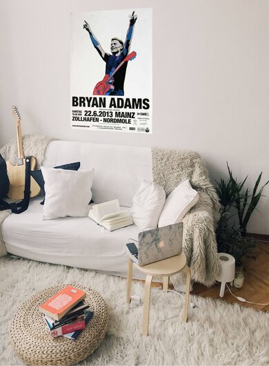 Bryan Adams - Live In , Mainz 2013 - Konzertplakat