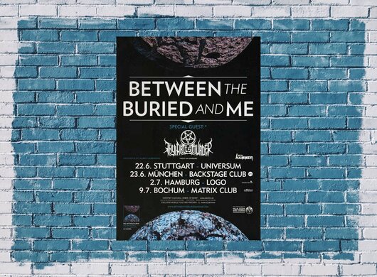 Between The Buried And Me - Future Sequence, Tour 2013 - Konzertplakat