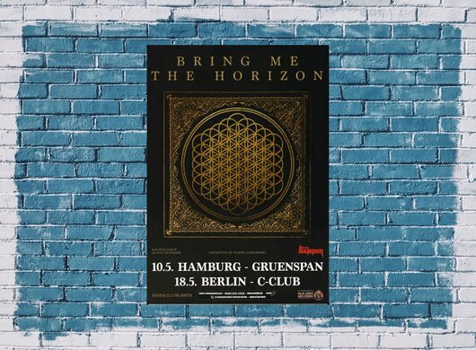 Bring Me The Horizon - Sempiternal, Hamburg & Berlin 2013 - Konzertplakat