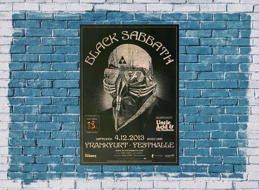 Black Sabbath - 13 Live, Frankfurt 2013 - Konzertplakat