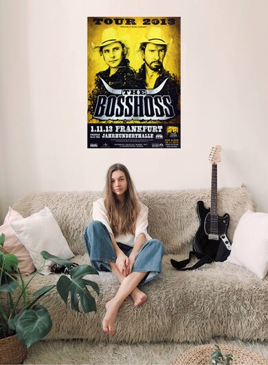 The BOSSHOSS - Concert , Frankfurt 2013 - Konzertplakat