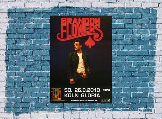 Brandon Flowers - All We Have Left, Köln 2010 - Konzertplakat