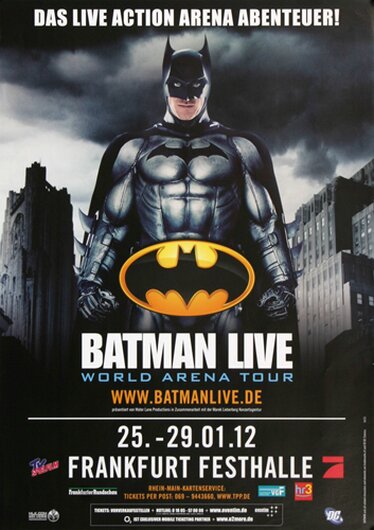 Batmann - Live, Frankfurt 2012 - Konzertplakat