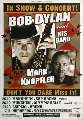 Bob Dylan & Mark Knopfler - Dont You Dare , Mannheim 2011...