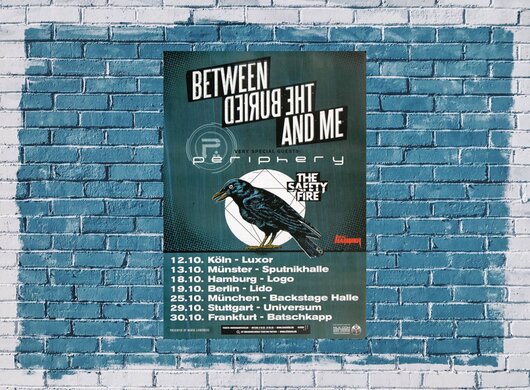 Between The Buried And Me - The Safty Fire, Tour 2012 - Konzertplakat