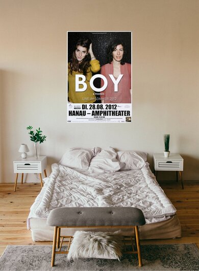 BOY - Mutual Friends, Hanau 2012 - Konzertplakat