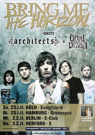 Bring Me The Horizon - Theres a Hell, Tour 2011 -...
