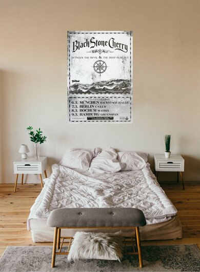 Black Stone Cherry - Deep Blue Sea, Tour 2012 - Konzertplakat