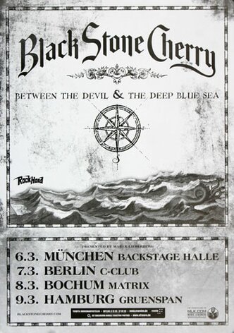 Black Stone Cherry - Deep Blue Sea, Tour 2012 -...