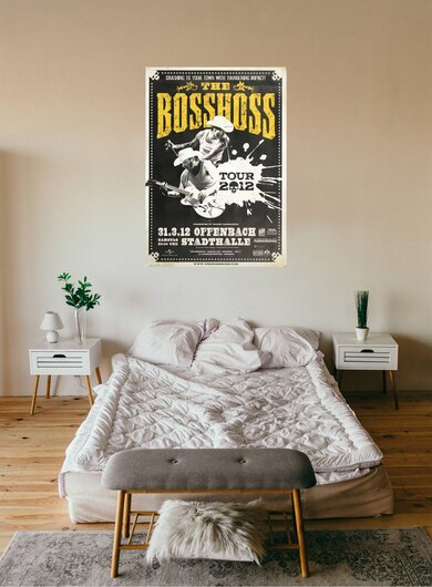The BOSSHOSS - Tour, Frankfurt 2012 - Konzertplakat