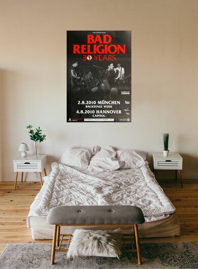 Bad Religion - 30 Years Mix, Mnchen & Hannover 2010 - Konzertplakat