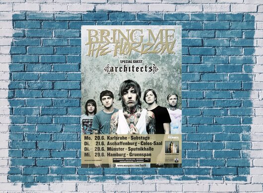 Bring Me The Horizon - Suicide Season, Tour 2011 - Konzertplakat